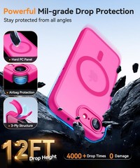 Magnetic for iPhone 17e / 16e Case, Upgraded Shockproof Protective Phone Case –