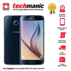 Samsung Galaxy S6 – 32GB – Black Sapphire (Unlocked) Smartphone – Grade A