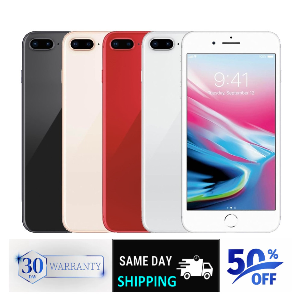 Apple iPhone 8 Plus Red, Gold, Silver – 64GB – Unlocked, Verizon, ATT, T-Mobile