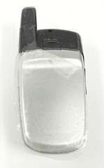Samsung SGH-X497 – Silver and Black ( AT&T / Cingular ) Cellular Flip Phone