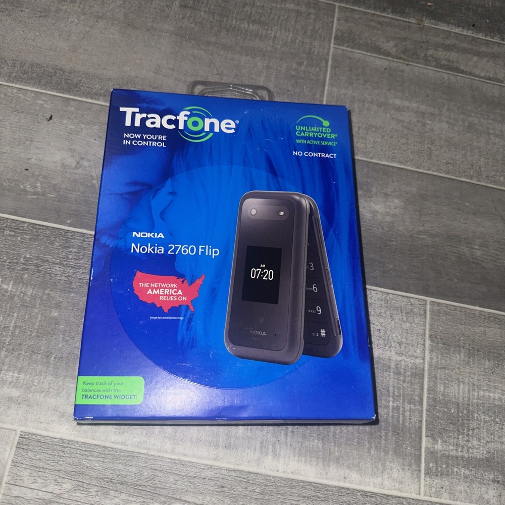 Brand NEW Nokia 2760 Flip 4G LTE Straight Talk Prepaid Flip Phone Tracfone