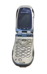 Motorola Nextel I95cl Flip Cell Phone Color Display Unlocked Java Gray Blue