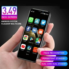 Small mini Android 9.0 smartphones cheap 4G Quad core Face ID cell phone 3GB RAM