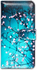 Case for iPhone 13, Plum Blossom Flower Leather Flip Wallet Cover with Card Slot