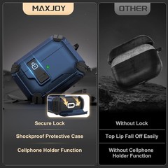 AirPods Pro 2 Case 2022, Protective Case with Automatic Lock for AirPods Pro 2nd