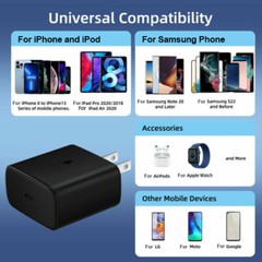 ⚡45W Type USB C Super Fast Wall Charger+Cable For Samsung Galaxy S22 S23 S21 S24