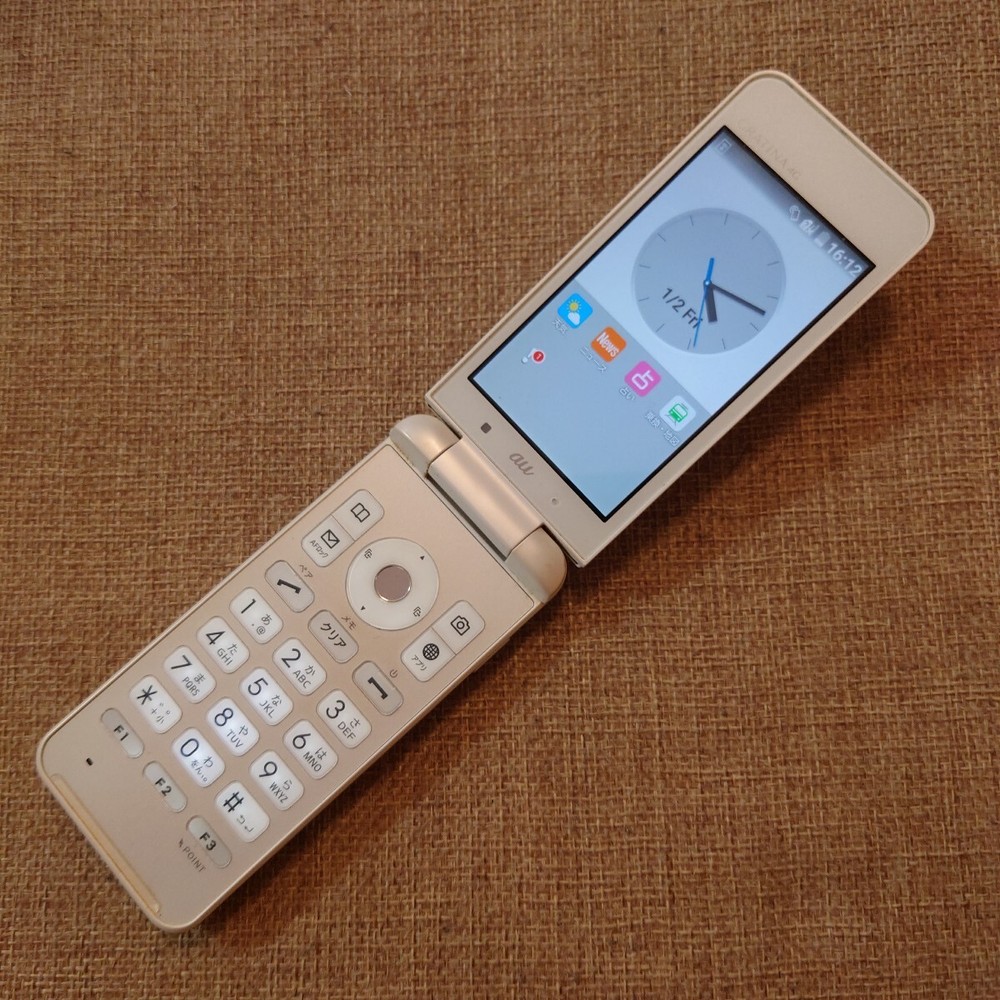 Kyocera KYF31 GRATINA 4G Unclocked Android Flip Feature Phone White Tested