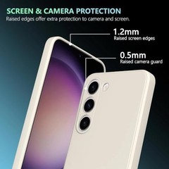 for Samsung Galaxy S26 Plus Case White – Scratch Resistant Slim Thin Phone Cover