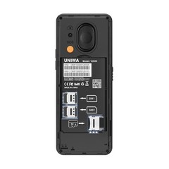 4G LTE Mobile Dual SIM Big Button Phone SOS Keyboard Torch Global UNIWA V2000