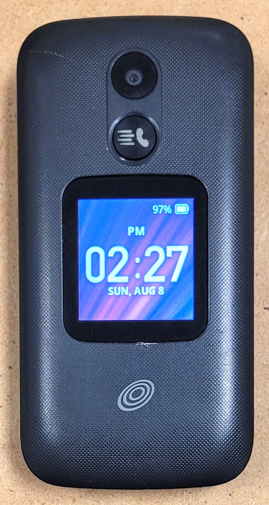 Alcatel MyFlip 2 II A406DL – Gray & Black ( TracFone ) 4G VoLTE Phone w/ 5 Games