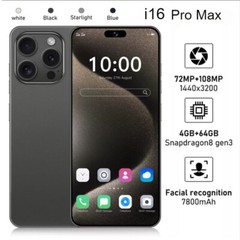 Unlocked 6.8″ New Android Smartphone 6800mAh Dual Sim Mobile Phone 128GB Black