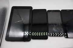 Lot Of 13 Mixed Android Apple Cell Phones or For Parts Only LG SAMSUNG IPHONE