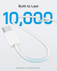 3-Pack 20W USB-C Fast Wall Charger for iPhone 17/16/15 with 6FT Cable