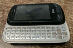 PIN LOCK AS IS LG Cosmos Touch VN270 – Black (Verizon) Cellular Phone