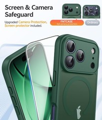 Translucent Matte Case & Screen Protector for iPhone 17 Pro Military Grade Shock