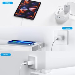 USBC Charger Block for iPhone 17 Charging Plug Fast USB C Wall Cube 2Pack Adapte