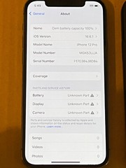 Apple iPhone 12 Pro – 256GB – Graphite Unlocked A2341 (CDMA + GSM) READ