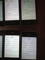 Lot of 10 Apple iPhone 4S A1387 16GB Black ( AT&T/ Verizon /OTA )