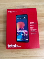 TCL 50XE, 128GB, Dark Blue 6.5″ Display 50MP Smartphone [Locked to Verizon]