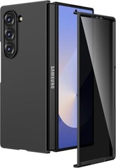 Samsung Galaxy Z Fold 6 Case with Built-in Privacy Screen Protector, Black