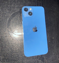 Apple iPhone 13 64GB Blue Cricket Bar Smartphone Dual Rear Camera 12MP