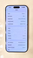 Apple iPhone 16 Pro Max – 1 TB – Natural Titanium – READ DESCRIPTION