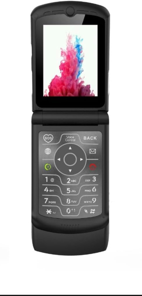 V3 4G LTE Flip Phone, Android 11 Go, Dual Screens (2.4” + 1.2”), 2GB RAM 16GB St