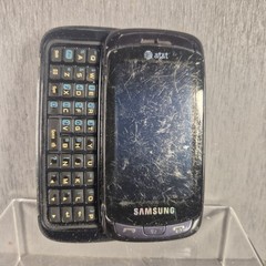 Samsung Impression SGH-A877 AT&T Black Slider QWERTY Touch Screen 3MP UNTESTED