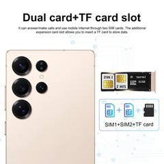 I25 Ultra 7.3 Inch Smartphone tylus 4+64G Real 4G Android 12 Mobile Phone