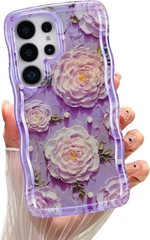 Case for Samsung Galaxy S26 Ultra, Colorful Retro Oil Painting Flower Cute Flora