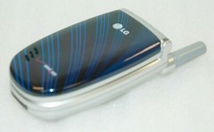 LG VX3300 Verizon Wireless Flip BLACK BLUE Faceplate Cell Phone 1xRTT Grade B