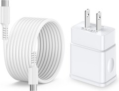 25W USB Type-C Fast Charger Block for Galaxy A27 5G/S26+/S24 Ultra 6FT