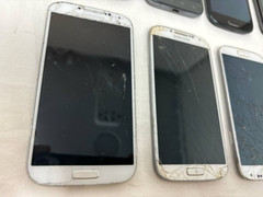 Lot of 8 Phones Samsung Galaxy S2 S3 S4 Note 4 AMOLED 5″ Android 13MP UNTESTED