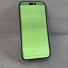iPhone 14 Pro Max 256GB Unlocked Silver A2651 Cracked Screen LCD #H249
