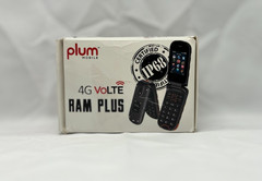 Plum RAM Plus 4G Volte Rugged Flip Phone, Shock Resistent, T-Mobile – Orange