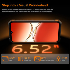 Very Cost-Effective 4G Smart Phone 6.5 Inch 10600Mah 4+128GB 64MP Dual Sim Andro