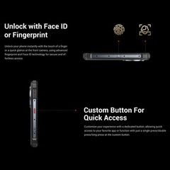 Unlock 4G Rugged Phone Rear Display Android 15 Outdoor 10600mAh FOSSiBOT F109S