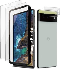 2PCS Screen Protector & Camera Lens Protector for Google Pixel 6 6.4 Inch Anti-S