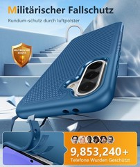 Galaxy A36-5G Phone Case – Military Grade Drop Protection, 14ft Drop Tested, Blu