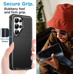 Belt-Clip Holster Case for Samsung Galaxy S26 Ultra 6.9″ Heavy Duty Rugged Cover