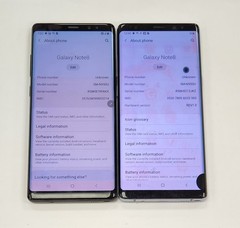 Lot Of 2 Unlocked Samsung Galaxy Note 8 5G SM-N950U 64 GB Black Used **READ**