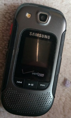 *VERIZON / PAGE PLUS, SAMSUNG SCH-U680 CONVOY 3 CELLULAR PHONE PTT, GRAY WARM