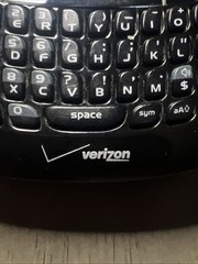 BlackBerry Curve 8530 Smartphone Black Verizon Tetris Tested Works Scratch AS IS