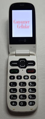 Doro PhoneEasy 626 – Consumer Cellular – White Flip Phone – Tested/Works