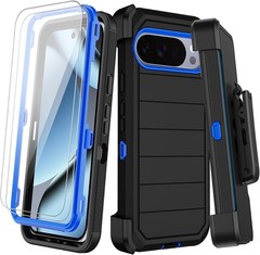 Google Pixel 10 Pro XL Case with Belt Clip Holster, Heavy Duty Shockproof Protec