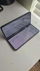 Samsung Galaxy Z Fold 4 Dual 256 GB black, UNLOCKED, Inside screen line.