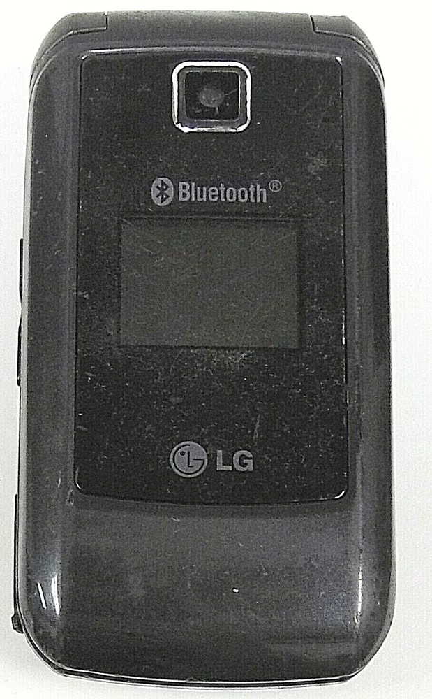 LG 600G / 600GB – Black and Silver ( TracFone ) Cellular Flip Phone
