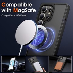 Samsung Galaxy S23 Ultra Frosted Translucent Back Protective Slim Phone Cover