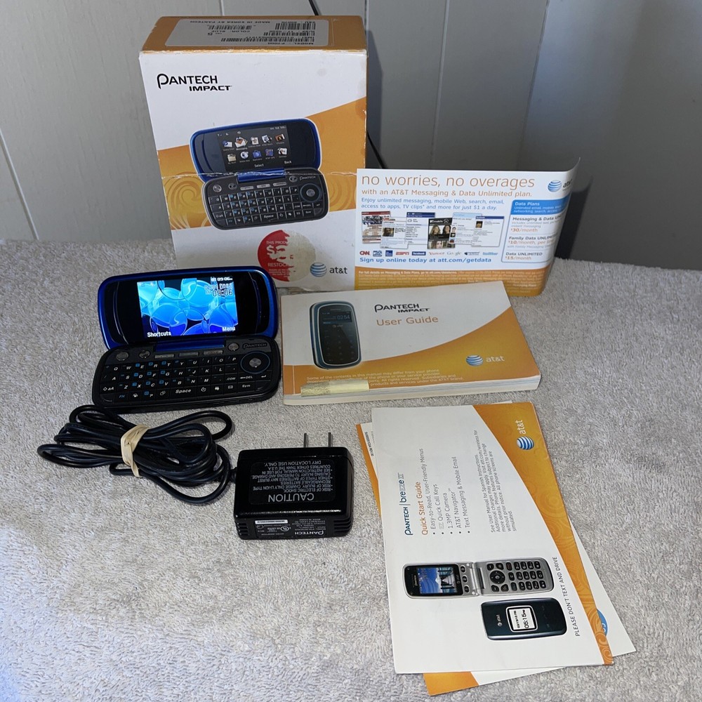 Pantech Impact P7000 – Blue (AT&T) Smartphone