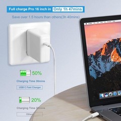 96W USB-C Fast Charger Adapter for MacBook Air 13″ & MacBook Pro 16″ 6.6ft